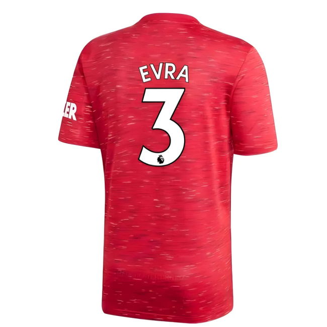 2020-20 Man Utd Home Soccer Shirt EVRA #3 L M S