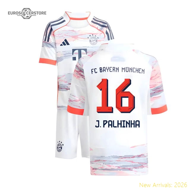Match-Day 2025-2026 Bayern Munich Away Mini Kit (J. Palhinha 16)