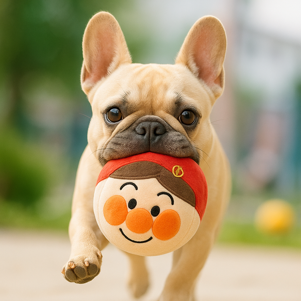 Weather-Resistant Beatball Frenchie Plush Ball – Electric Usb Recharg...