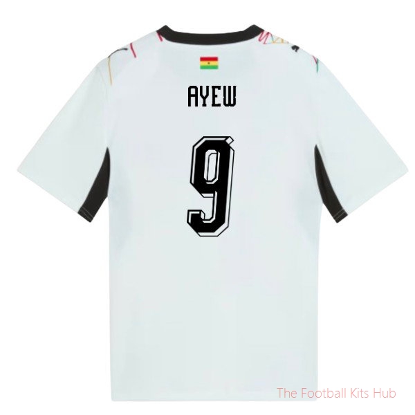2026-2027 Ghana Home Shirt (Kids) (Ayew 9)