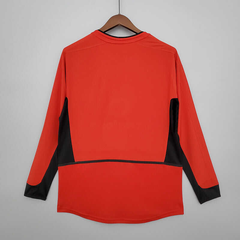 Cheap 2002-2004 Man United Home long sleeve retro shirt