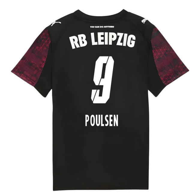 Faithful Leipzig Red Bull Leipzig Third Shirt Kids Poulsen #9 Supe...