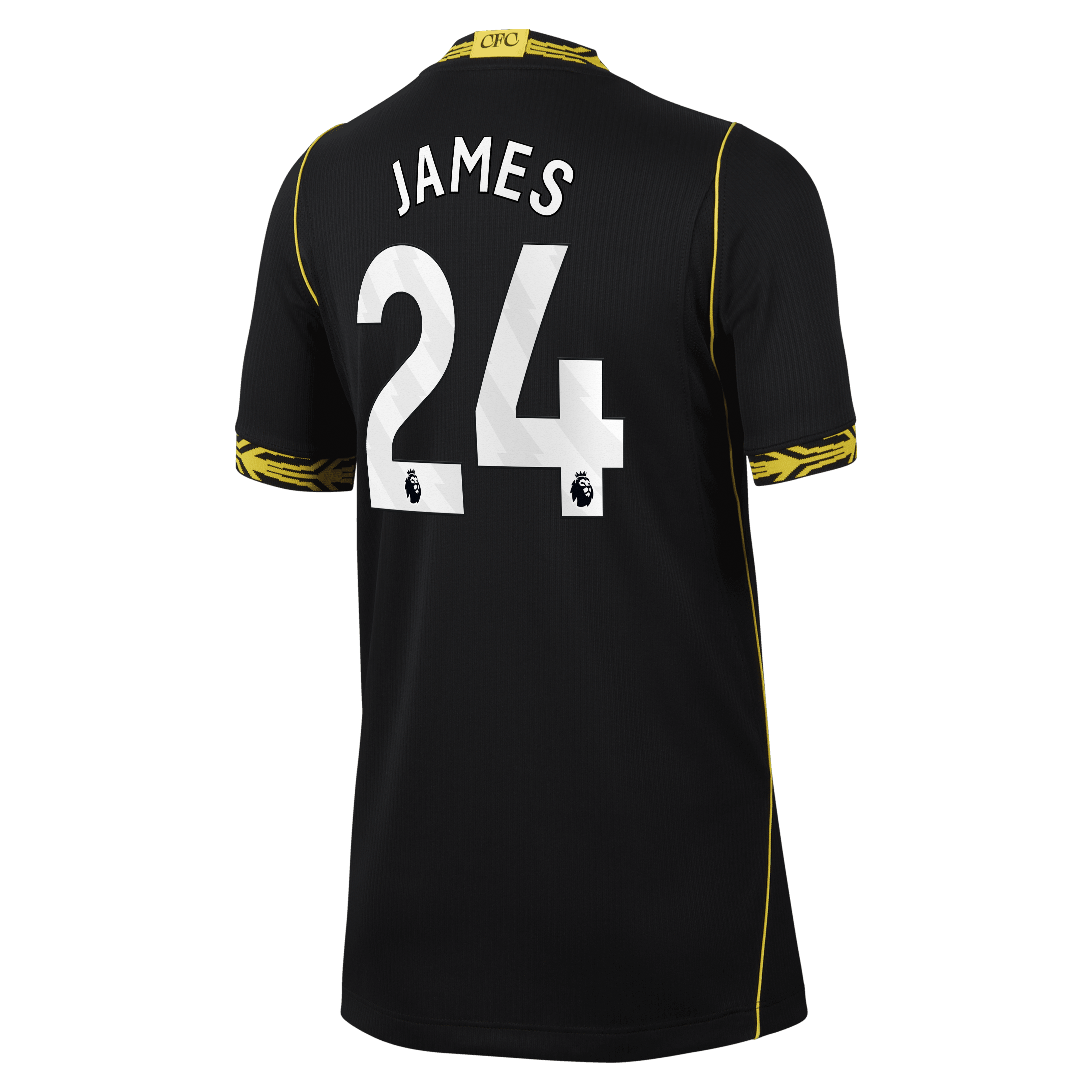 [SJH] Reece James Chelsea Youth 2026/27 Away Stadium Replica Jersey - Black
