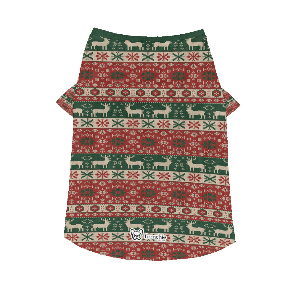 French Bulldog Cleo Wool Sweater For Frenchies Ugly Christmas Sweater Warm Dog Outfit