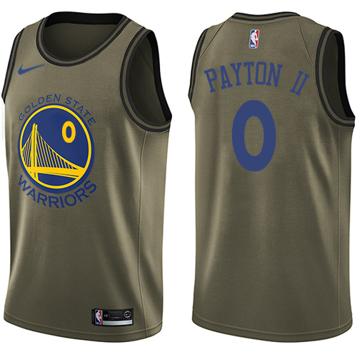 GSW Gold Nike S. Warriors #0 NBA Jersey NBA Fan Apparel Game Day Wear