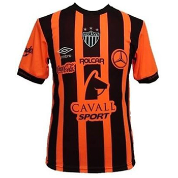 Match Quality Necaxa Away 201617 Orange Black Soccer Jersey Shirt