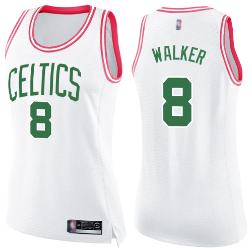 White BOS Boston Celtics #8 Nike Official Jersey NBA Fan Apparel