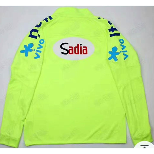 Brazil LS Green 201718 Soccer Training Jersey Shirt - Official