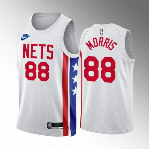 Nets White Brooklyn Nets #88 Nike Jersey - NBA Fan Apparel
