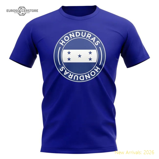 Honduras Football Badge T-shirt (royal) - World Cup Edition