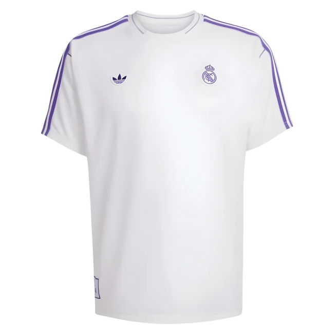 Real Madrid Terrace Icons Shirt (White) Jersey - Premium - Best- Style