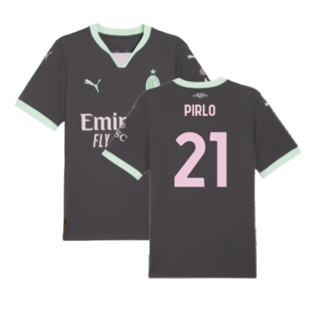 Official 2024-2025 Ac Milan Third With Modern Design - True To Size