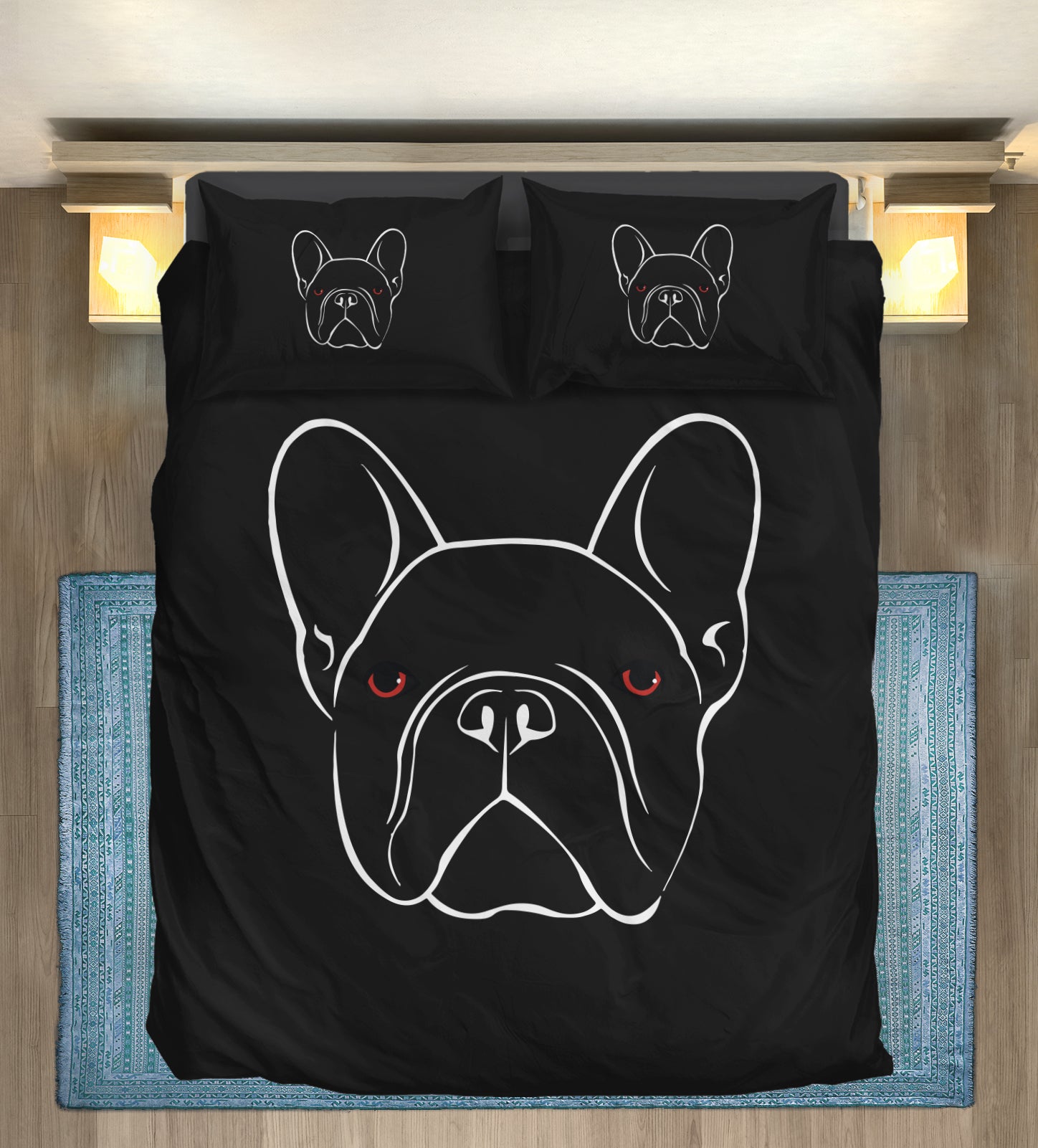 French Bulldog Thor Bedding Set Cute Frenchie Essential