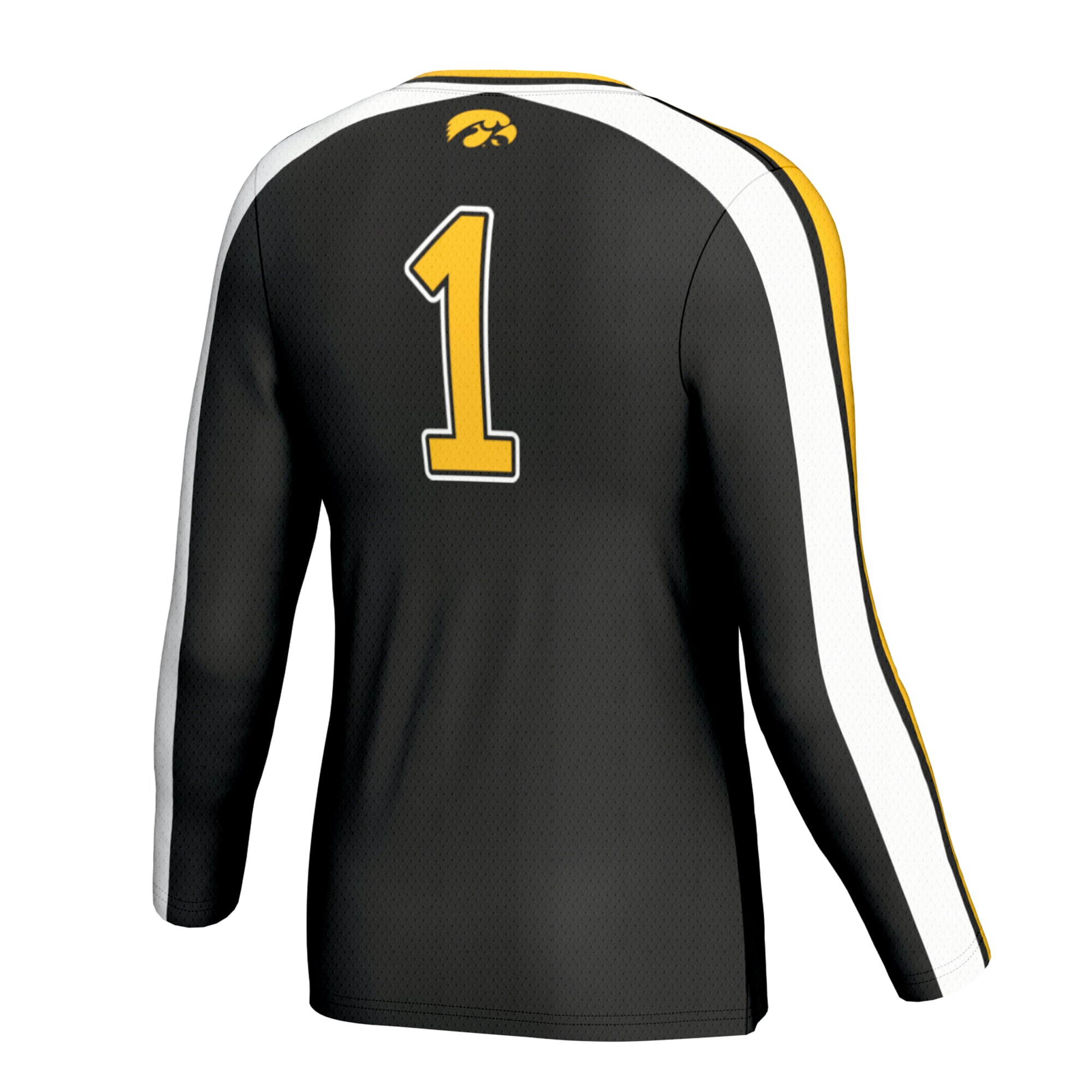 Iowa Hawkeyes GameDay Greats Unisex Lightweight Collegiate Volleyball Fashion Jersey - Black