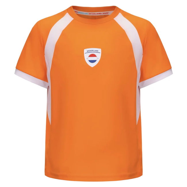 2025 Netherlands WEC Poly T-shirt (Orange) - Kids (Wilms 2)