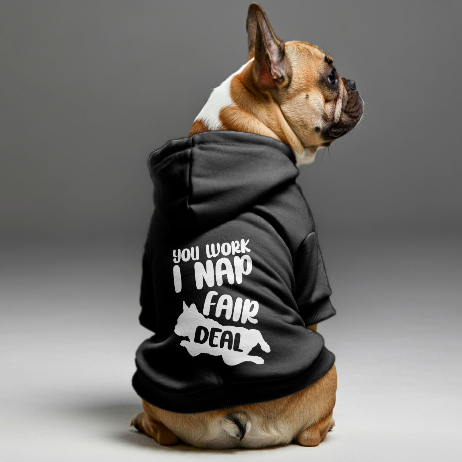 French Bulldog You Work, I Nap, Fair Deal Personalized French Bulldog