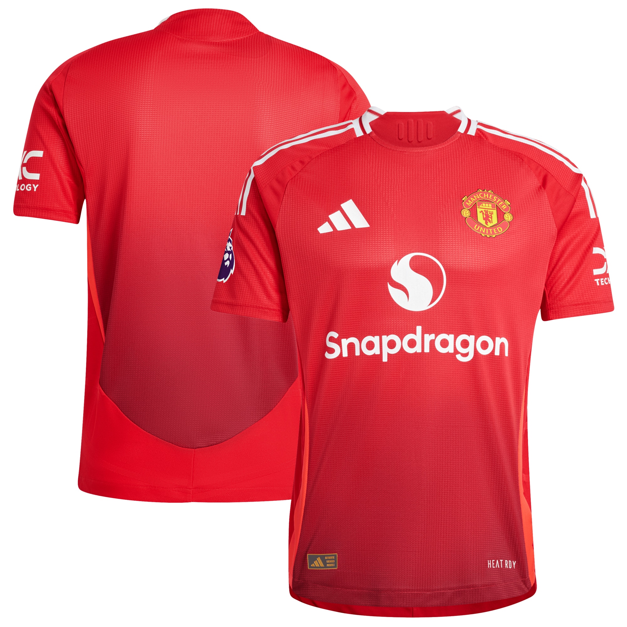 [SJH] Manchester United 2024/25 Home Authentic Patch Jersey - Red