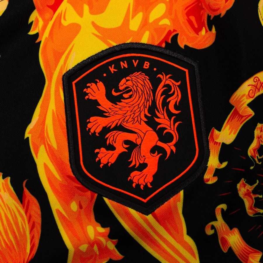 Holland X2 Training T-Shirt Dri-FIT Academy Pro Pre Match World Cup 2026 - Black Kids