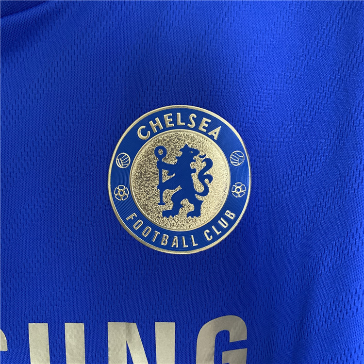 Premium Quality Chelsea 1213 Home Retro Football Shirt - Long Sleeve