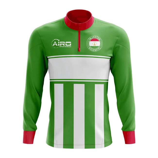 Performance-Driven Tajikstan Concept Football Half Zip Midlayer Top