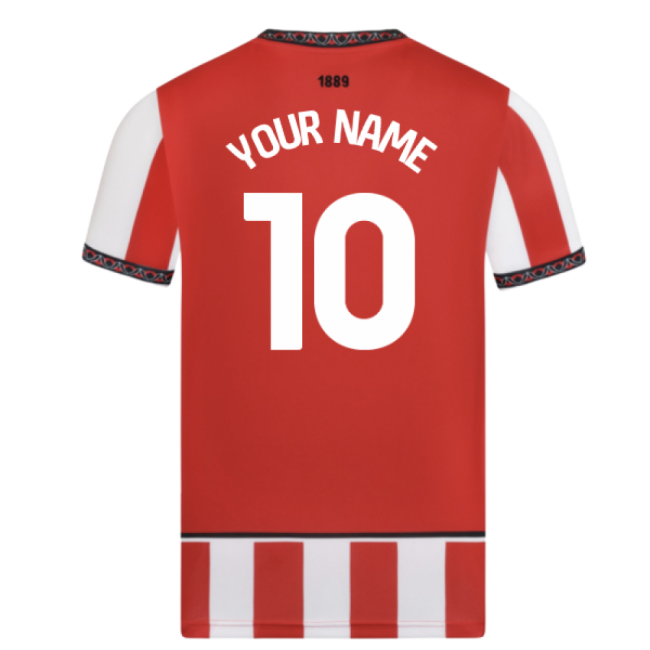 2025-2026 Sheffield United Home Shirt (Your Name) | Authentic Design