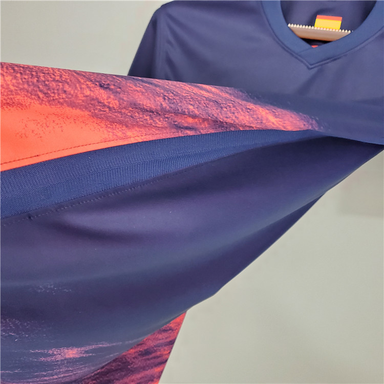 Atletico Madrid 21-22 Away Navy Soccer Jersey Football Shirt -