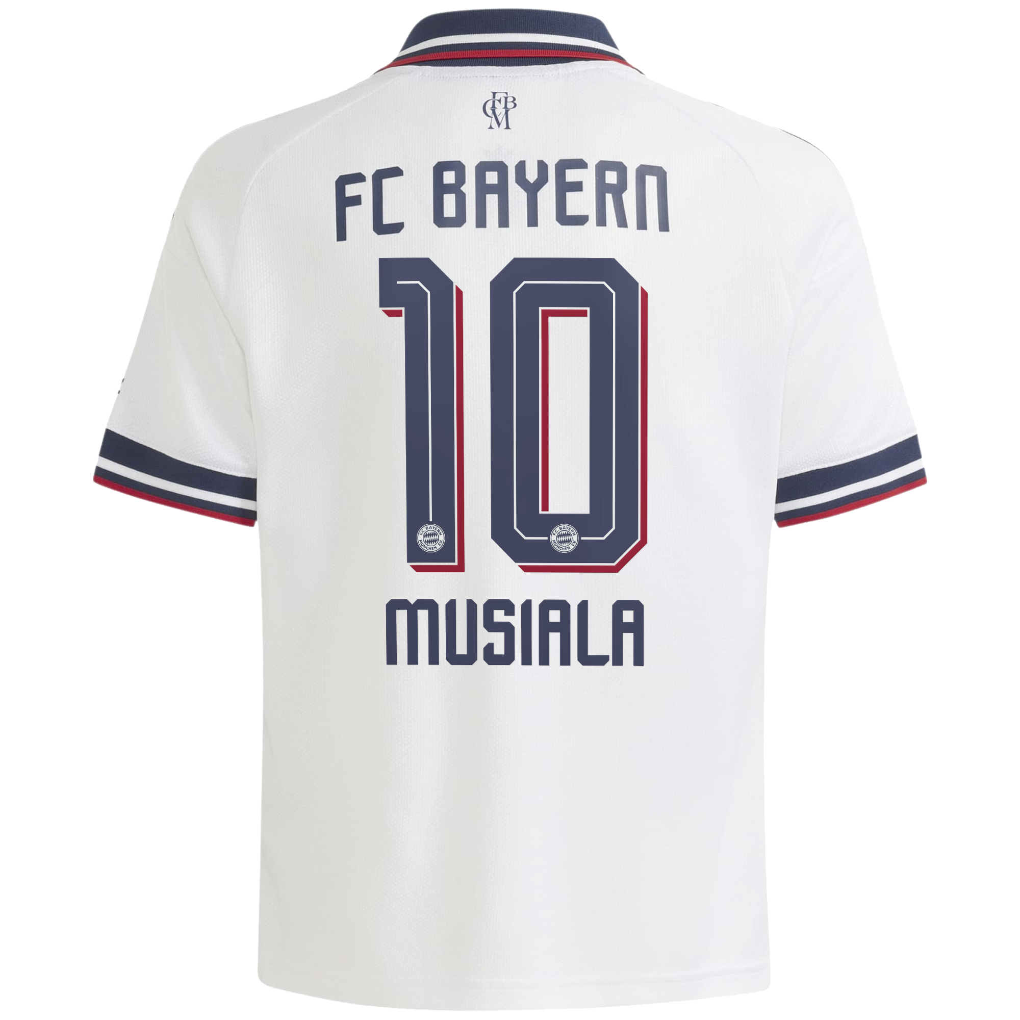 [SJH] Jamal Musiala #42 Bayern Munich Youth 2026/27 Away Replica Jersey - White