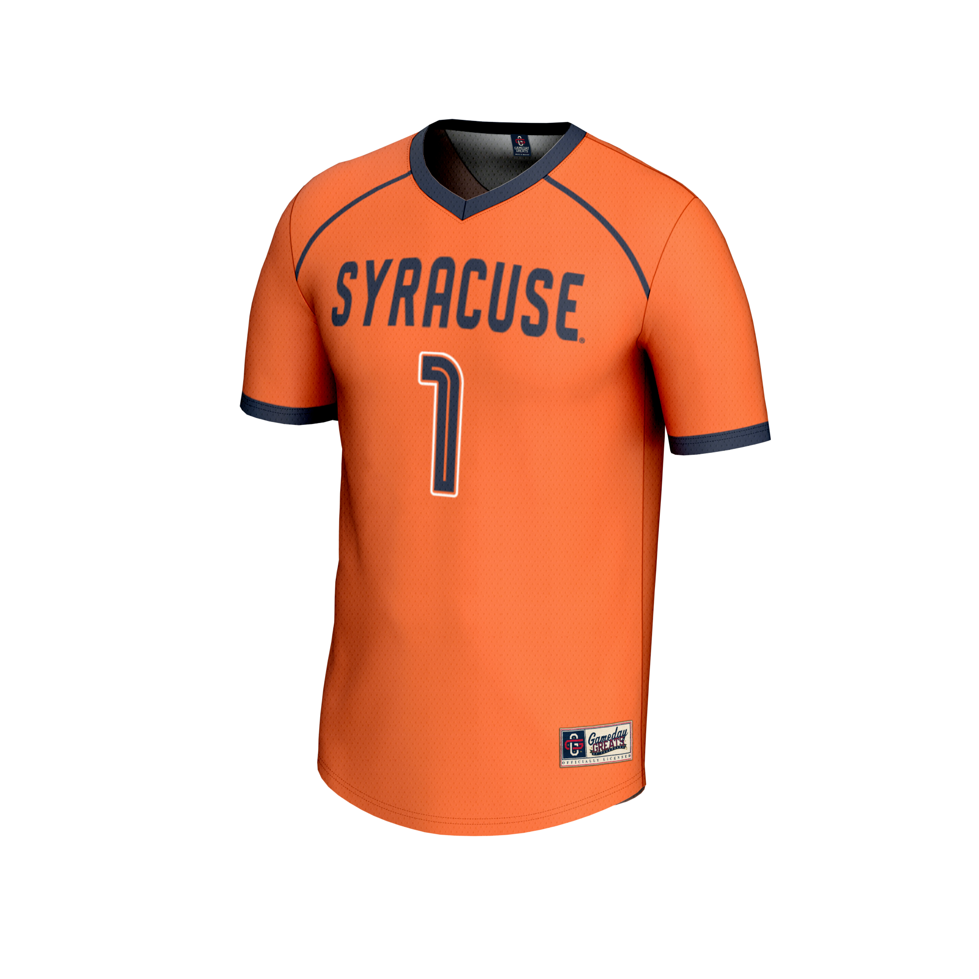 [DDG] Syracuse Orange GameDay Greats Lightweight Women's Lacrosse Fashion Jersey - Orange