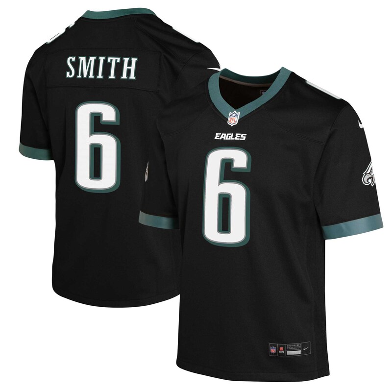 None DeVonta Smith PHI Eagles Retro Premium Material Jersey Game Day W