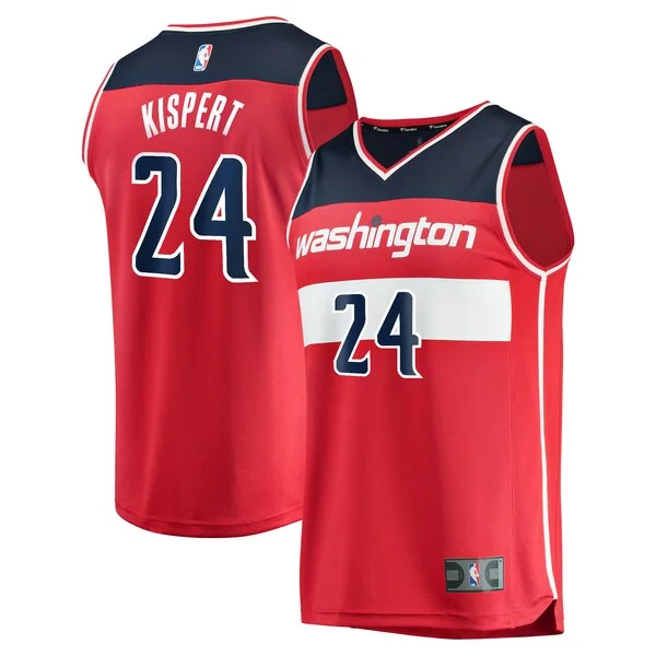Top-Grade Corey Kispert WAS NBA Jersey - Red - Affordable