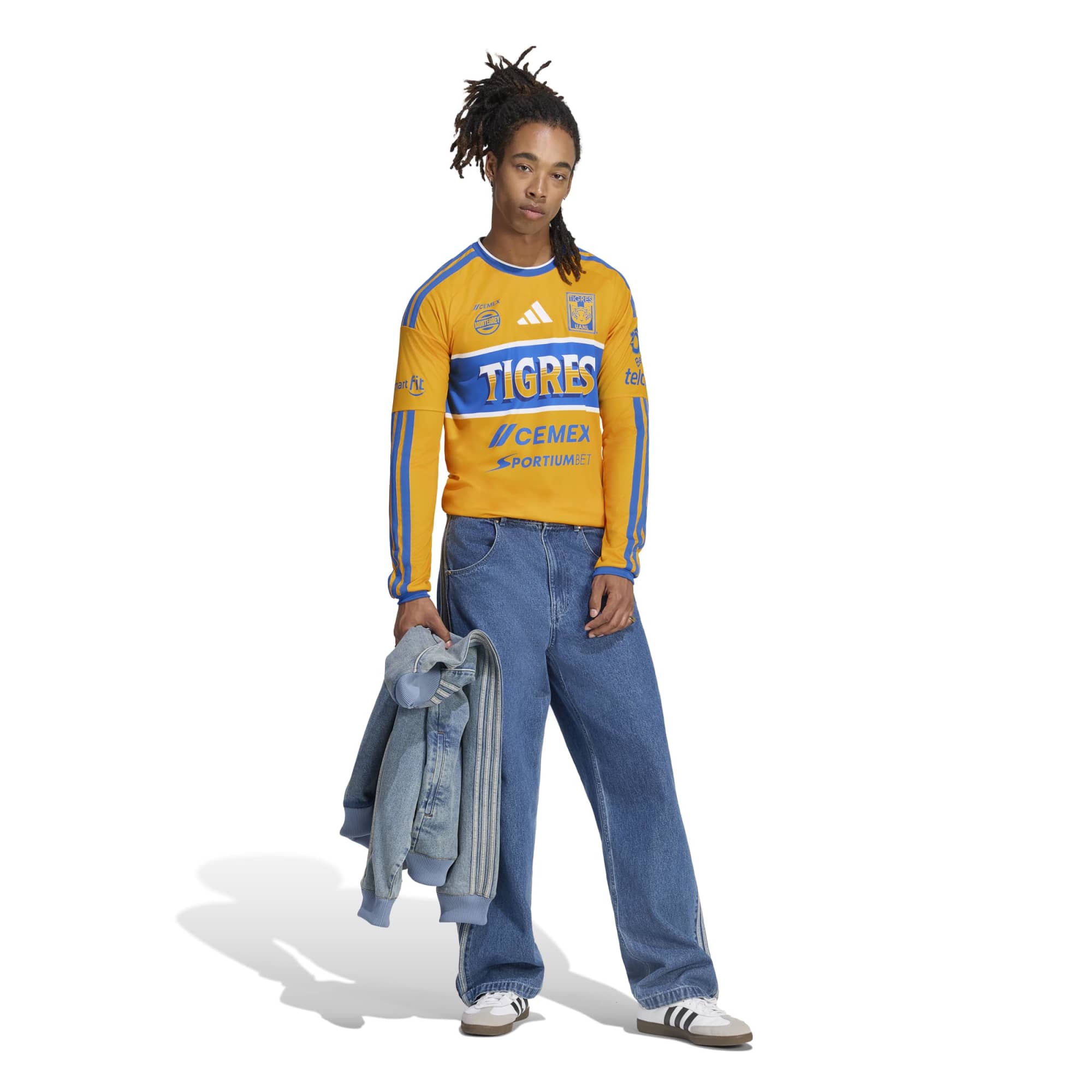 [JED] Tigres UANL 2026/27 Home Replica Long Sleeve Jersey - Gold