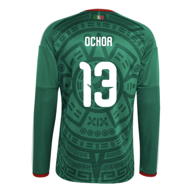 2026-2027 El Tri Long Sleeve Main Jersey (ochoa 13) - Official Design