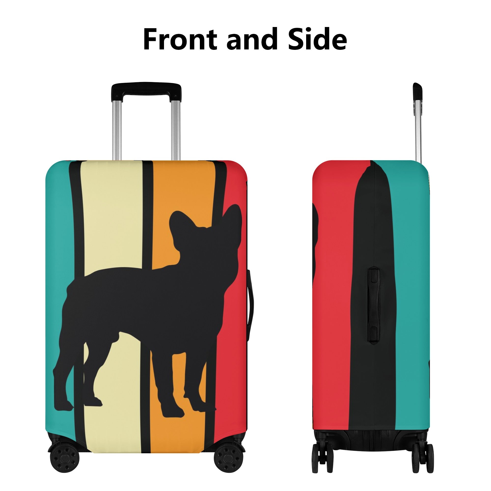 French Bulldog Pepe Luggage Cover Useful Frenchie Gear