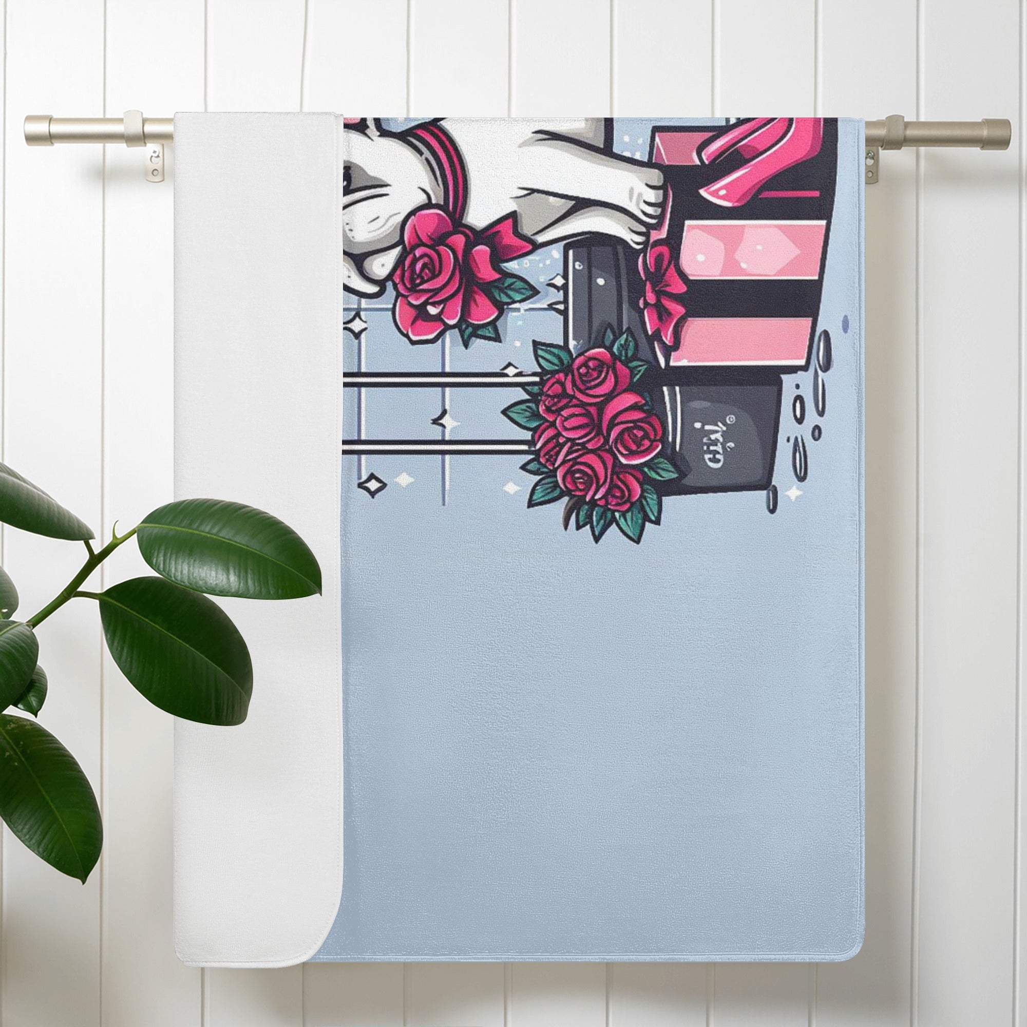 French Bulldog Lola Bath Towel Cute Frenchie Essential