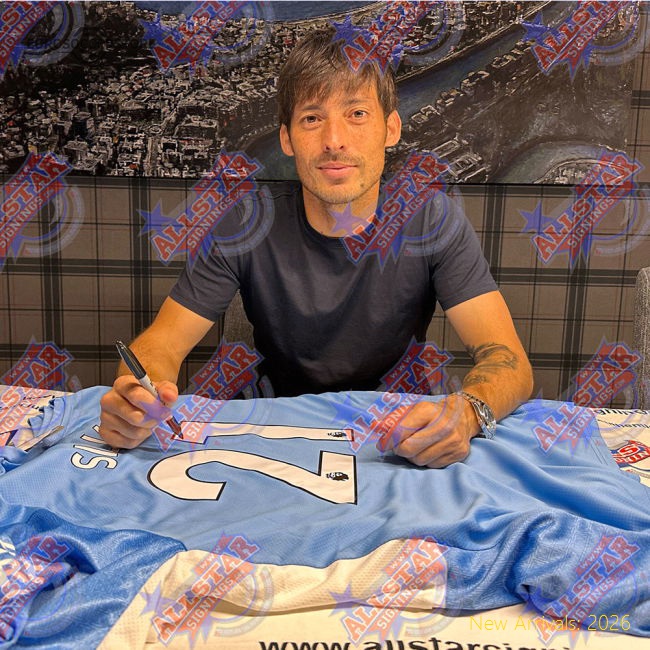 Manchester City Fc David Silva Signed Supporter Wear Jersey