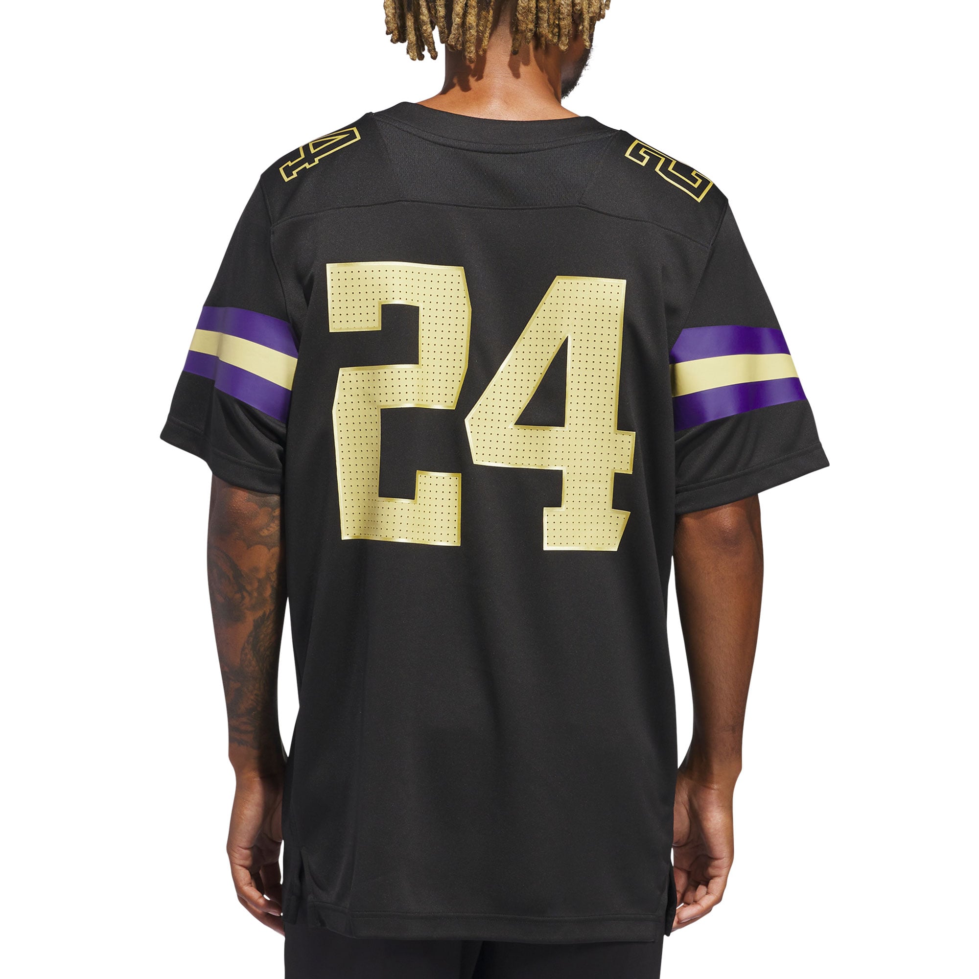 #24 Washington Huskies adidas Alternate Premier Strategy Jersey - Black