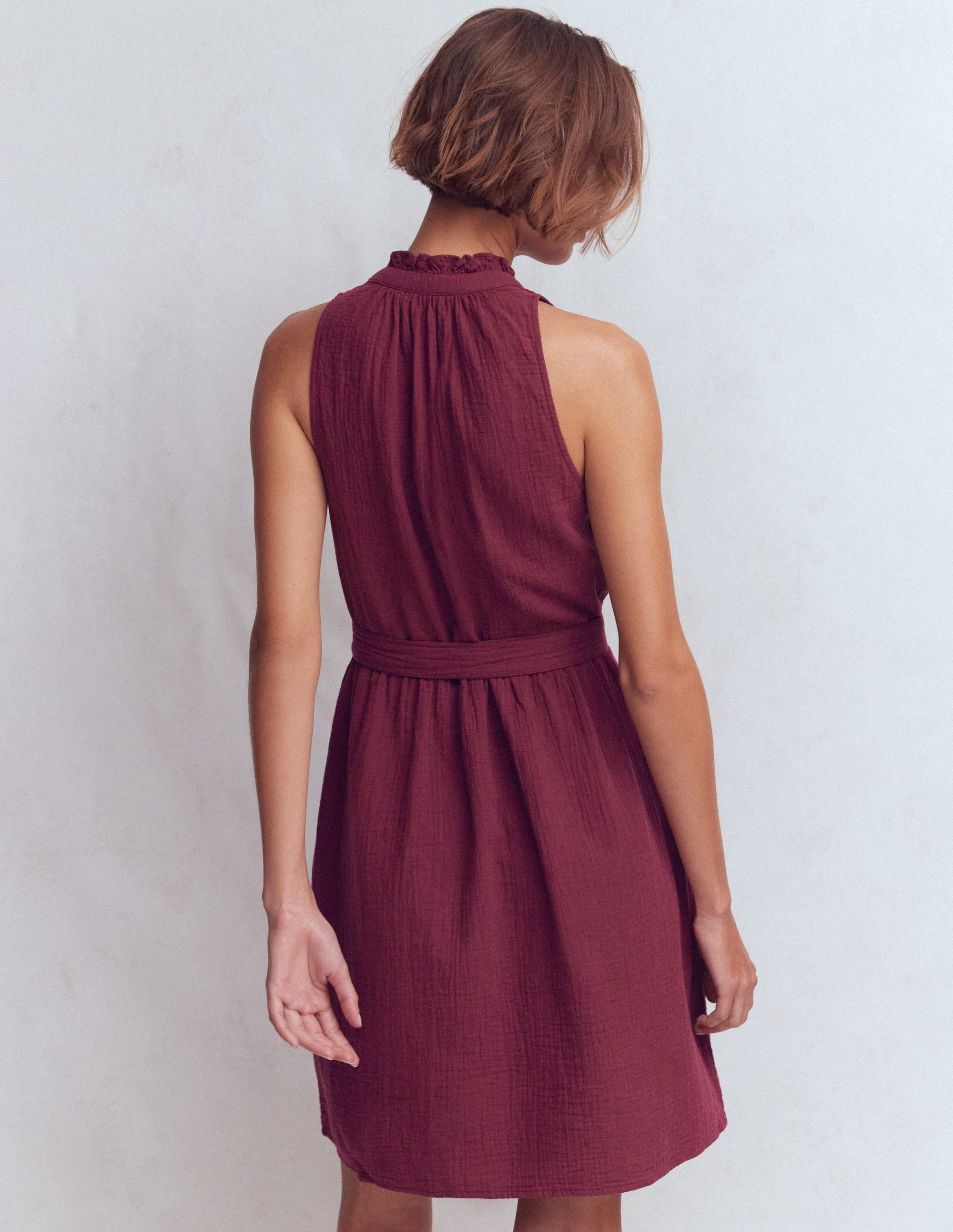 Viv Double Cloth Short Dress
