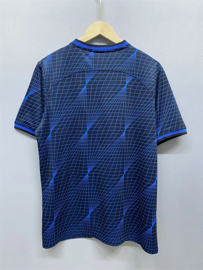Durable 2324 Chelsea Football Shirt Away Dark Blue Soccer Jersey