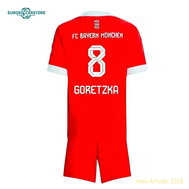 Durable Team Mini Jersey Goretzka 2025-2026 Kids-safe Technology