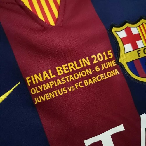2014-2015 Barcelona Local - Moisture Wicking - International Soccer