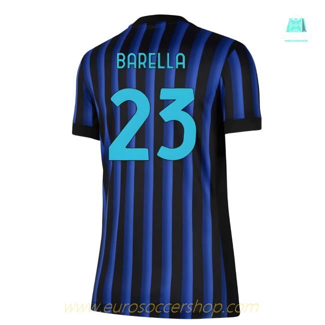 2025-2026 Inter Milan Home Shirt (Womens) (Barella 23)