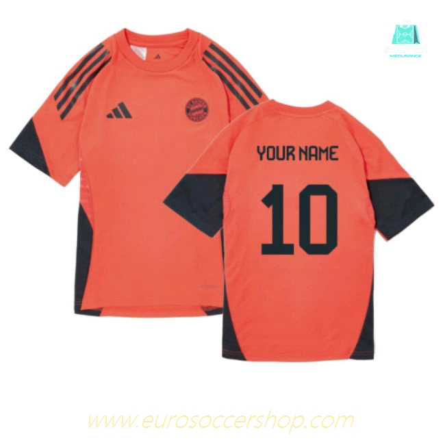 2025-2026 Bayern Munich Training Shirt (Easy Coral) - Kids (Your Name)