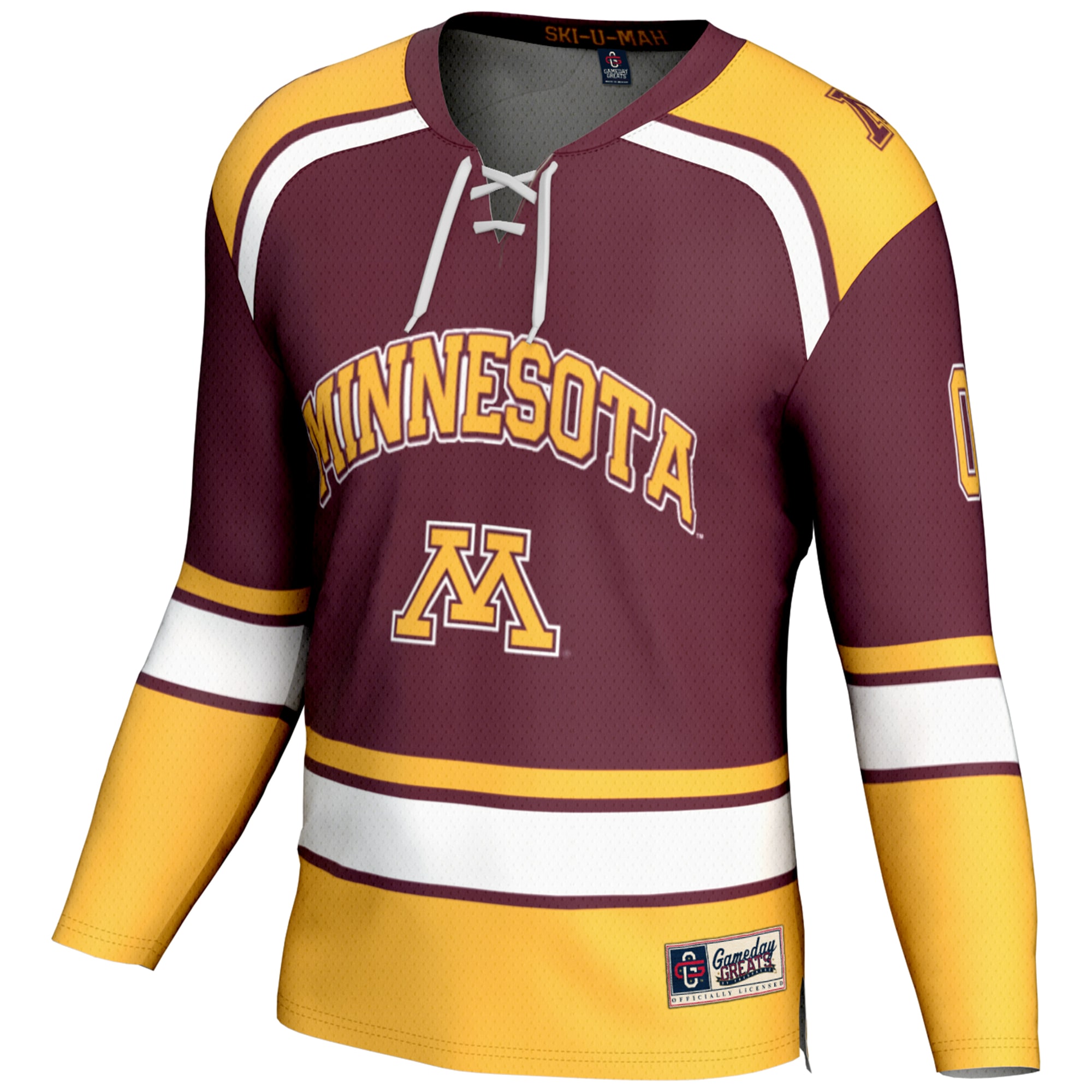 [DDG] Minnesota Golden Gophers GameDay Greats Youth NIL Pick-A-Player Men's Hockey Jersey - Maroon