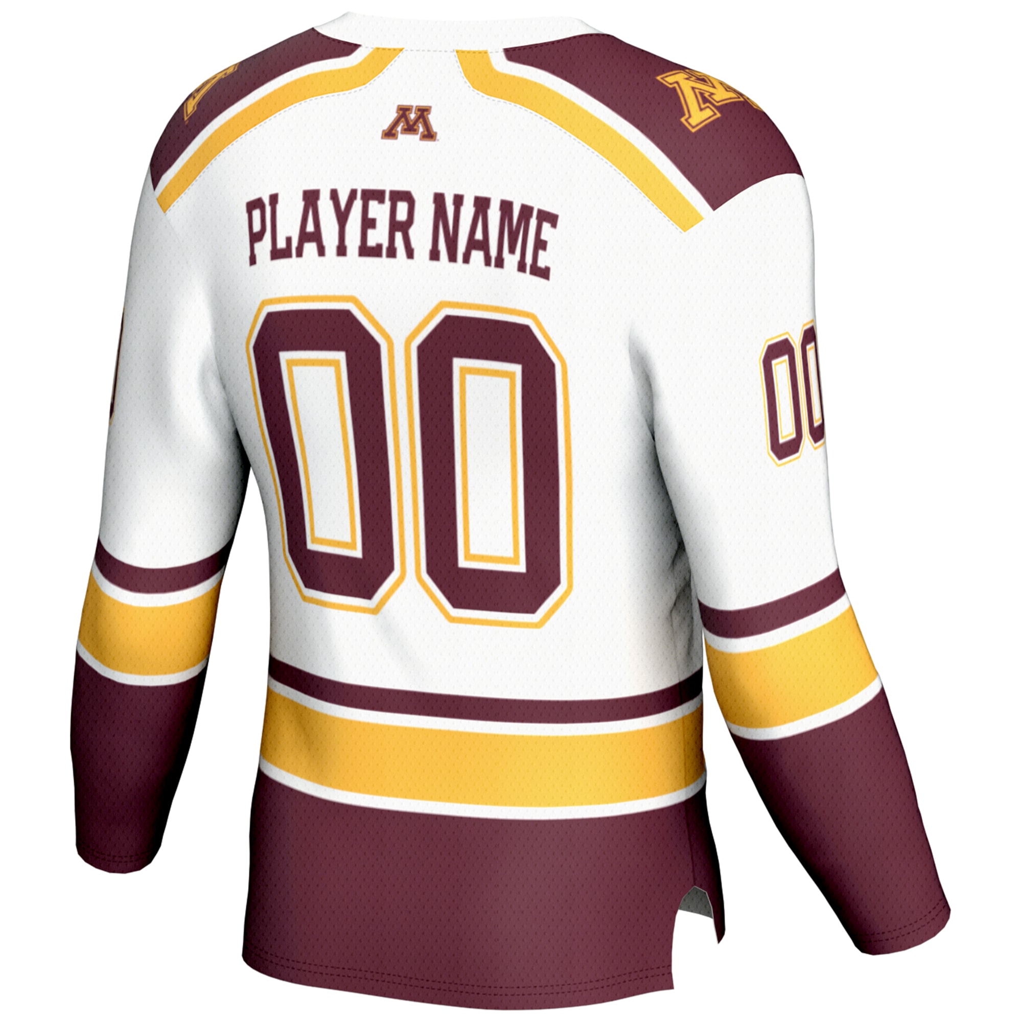[NJP] Minnesota Golden Gophers GameDay Greats NIL Pick-A-Player Hockey Jersey - White