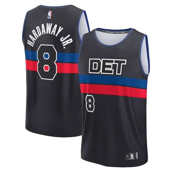 Tim Hardaway DET Fast Break Jersey - top-tier retro - Black basketball