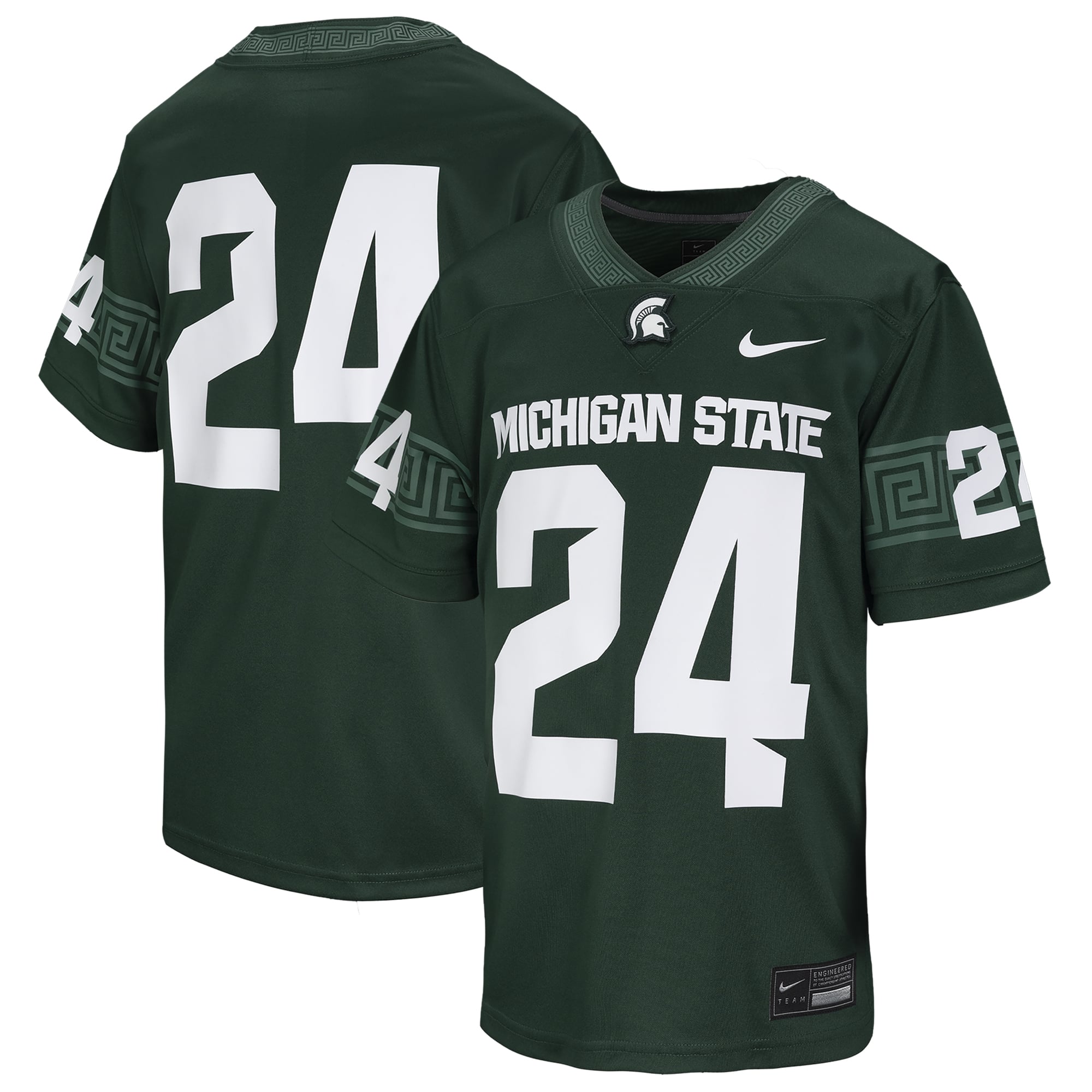 Toddler #24 Green Michigan State Spartans Football Jersey