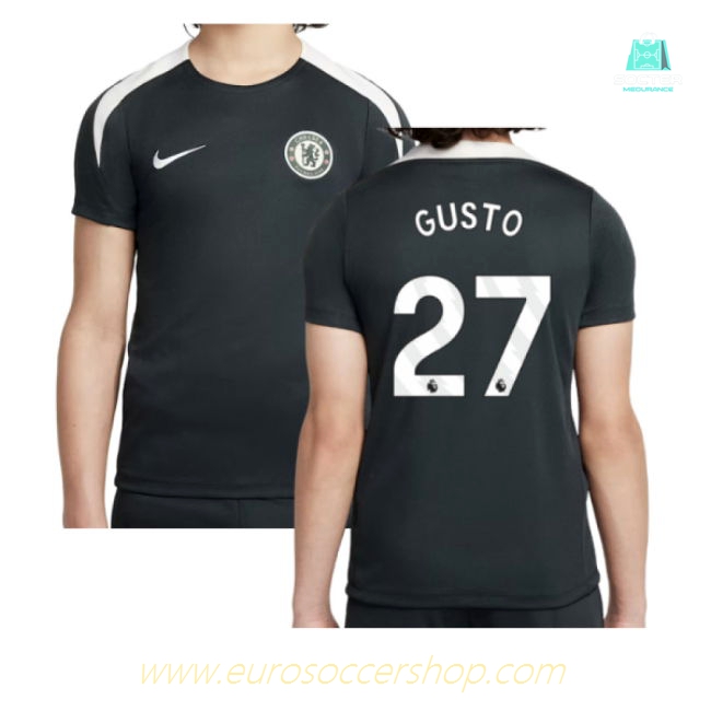 2025-2026 Chelsea Strike Training Shirt (Green) - Kids (Gusto 27)
