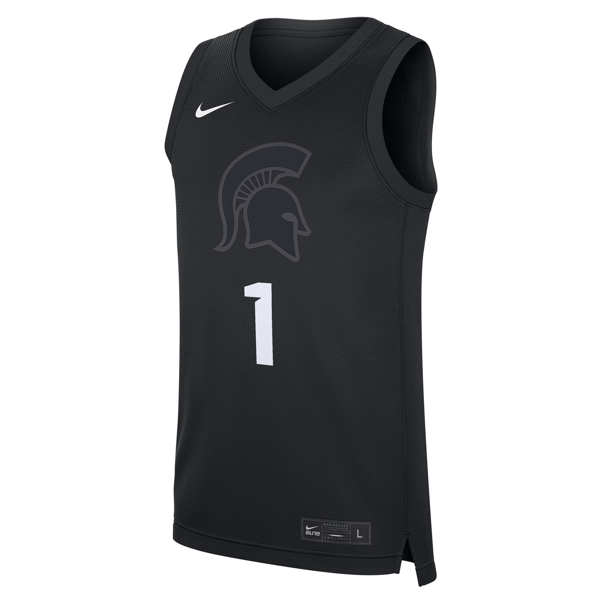 [DDG] Michigan State Spartans Alternate Replica Jersey - Black