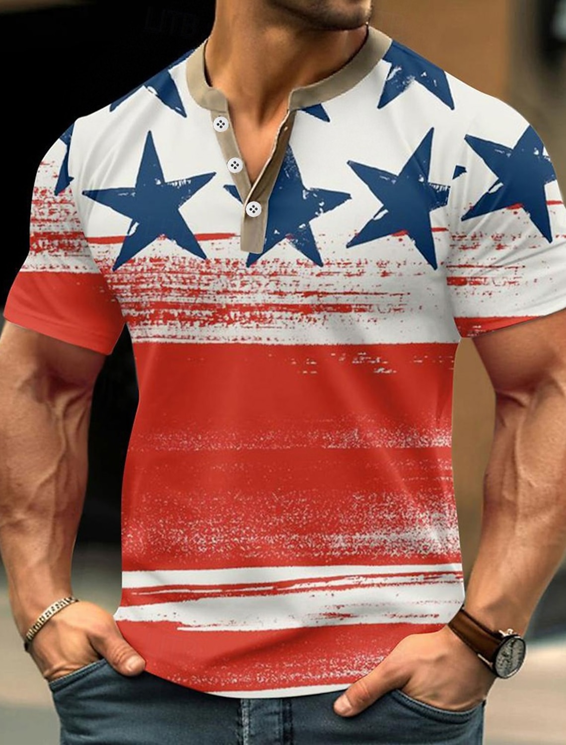 Independence Day Men's 4th of July U.S. 250th Anniversary US Flag Patriotic Lined Shorts 2 in 1 Board Shorts Swim Trunks Mid Waist Holiday Side Pockets With Compression Liner Elastic Drawstring Waist