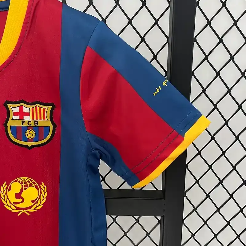 Cheap 2010-2011 Kids Barcelona Jersey retro kit